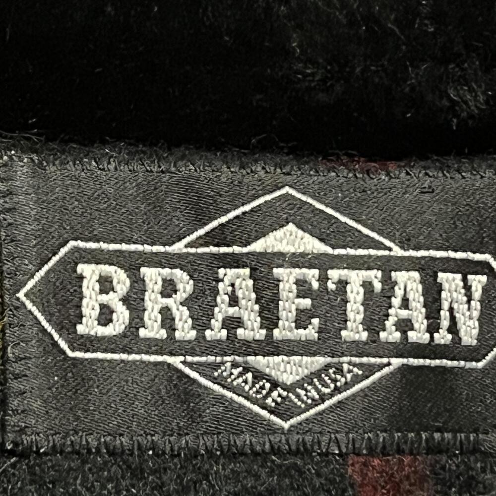 Braetan Duffle Coat Womens Small Plaid Hooded Toggle Fireman Lobster Clasp USA - Picture 4 of 13